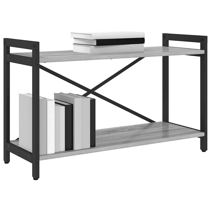 Bibliotecă sonoma gri 80 x 30 x 48.5 cm Lemn compozit - WALTI WALTI