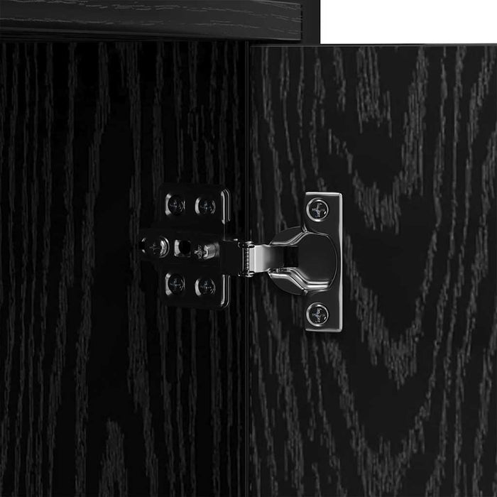Raft pentru cărți Stejar Negru 80 x 30 x 155,5 cm Lemn compozit - WALTI WALTI