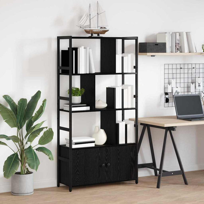 Raft pentru cărți Stejar Negru 80 x 30 x 155,5 cm Lemn compozit - WALTI WALTI