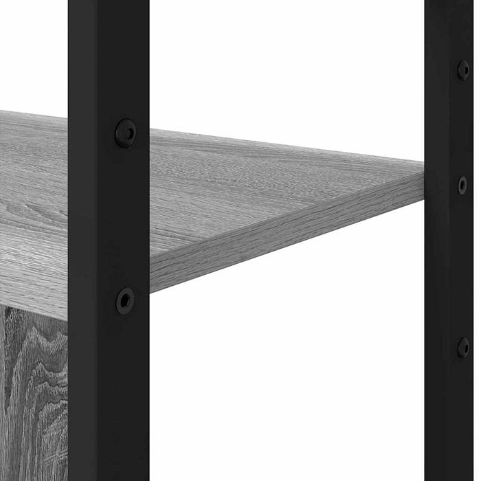 Raft pentru cărți sonoma gri 80 x 30 x 155,5 cm Lemn compozit - WALTI WALTI