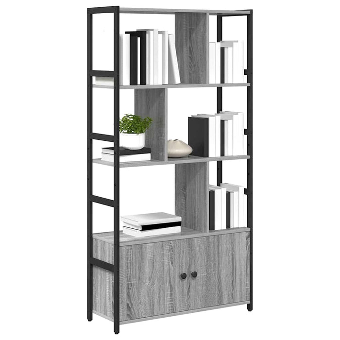 Raft pentru cărți sonoma gri 80 x 30 x 155,5 cm Lemn compozit - WALTI WALTI