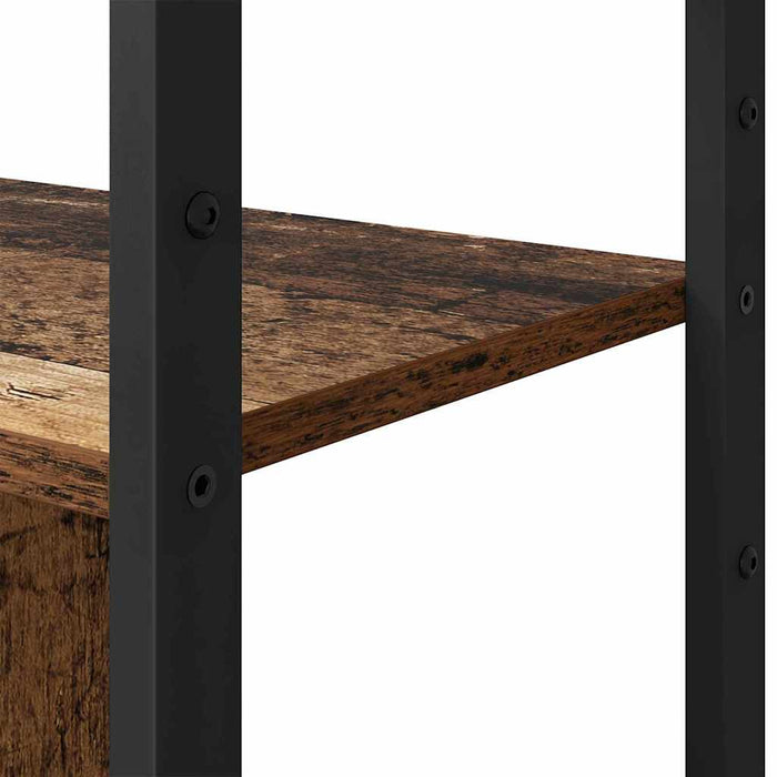 Raft pentru cărți Lemn vechi 80 x 30 x 155,5 cm Lemn compozit - WALTI WALTI