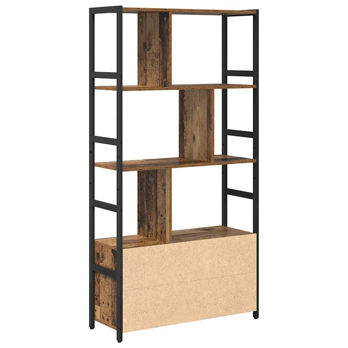 Raft pentru cărți Lemn vechi 80 x 30 x 155,5 cm Lemn compozit - WALTI WALTI