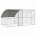 Cușcă pentru pui Argintiu 400 x 200 x 198.5 cm Oțel galvanizat - WALTI WALTI