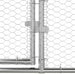 Cușcă pentru pui Argintiu 600 x 200 x 198.5 cm Oțel galvanizat - WALTI WALTI
