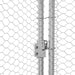 Cușcă pentru pui Argintiu 600 x 200 x 198.5 cm Oțel galvanizat - WALTI WALTI