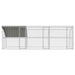 Cușcă pentru pui Argintiu 600 x 200 x 198.5 cm Oțel galvanizat - WALTI WALTI