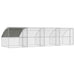 Cușcă pentru pui Argintiu 800 x 200 x 198.5 cm Oțel galvanizat - WALTI WALTI