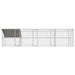 Cușcă pentru pui Argintiu 800 x 200 x 198.5 cm Oțel galvanizat - WALTI WALTI