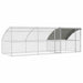 Cușcă pentru pui Argintiu 600 x 200 x 198.5 cm Oțel galvanizat - WALTI WALTI