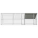 Cușcă pentru pui Argintiu 600 x 200 x 198.5 cm Oțel galvanizat - WALTI WALTI