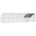 Cușcă pentru pui Argintiu 800 x 200 x 198.5 cm Oțel galvanizat - WALTI WALTI