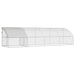 Cușcă pentru pui Argintiu 800 x 200 x 198.5 cm Oțel galvanizat - WALTI WALTI