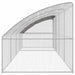 Cușcă pentru pui Argintiu 800 x 200 x 198.5 cm Oțel galvanizat - WALTI WALTI