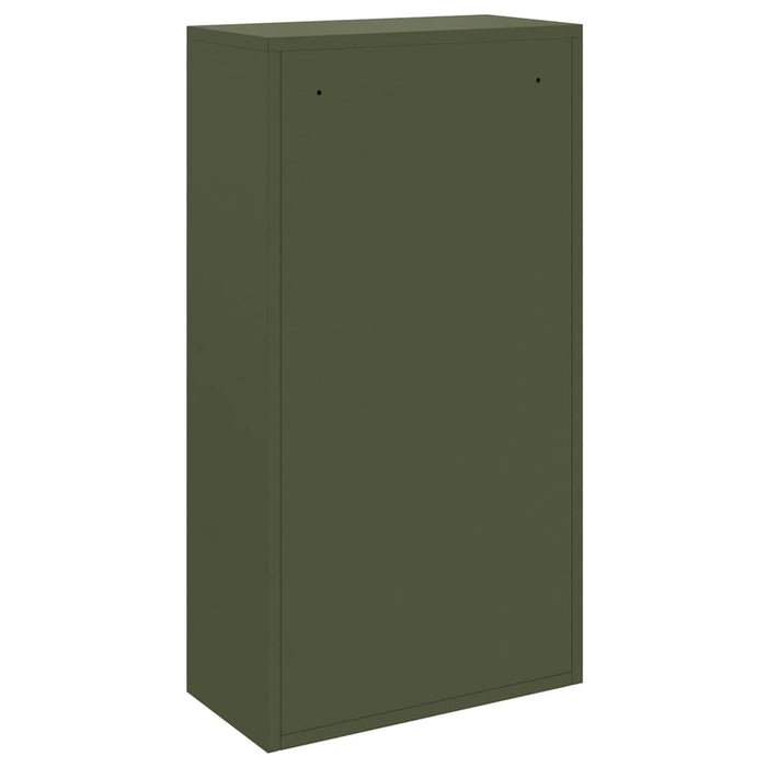 Cutie pentru colet cu ușă Verde măsliniu 44 x 22 x 82 cm Oțel - WALTI WALTI