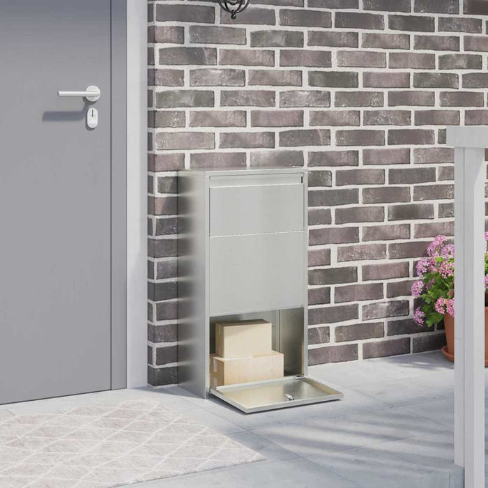 Cutie pentru colet Argintiu 44 x 22 x 82 cm Oțel Galvanizat - WALTI WALTI