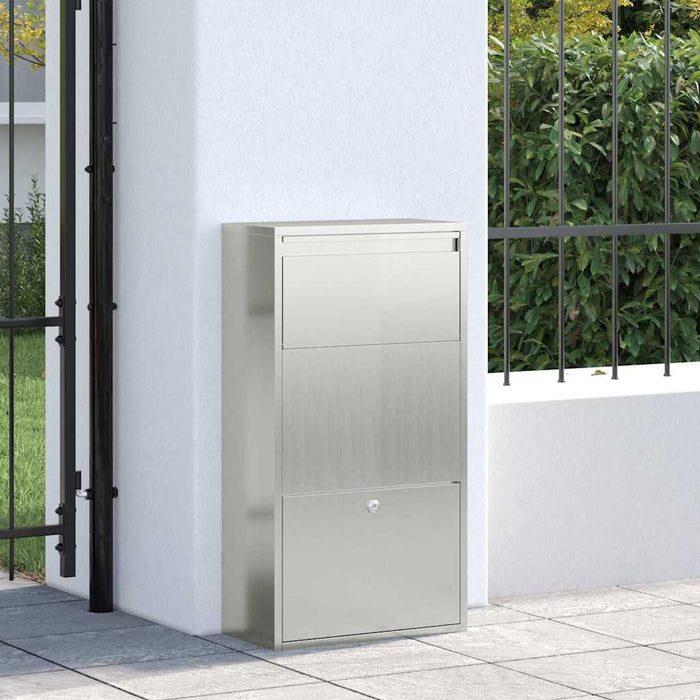 Cutie pentru colet Argintiu 44 x 22 x 82 cm Oțel Galvanizat - WALTI WALTI