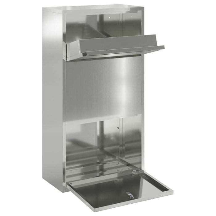 Cutie pentru colet Argintiu 44 x 22 x 82 cm Oțel Galvanizat - WALTI WALTI