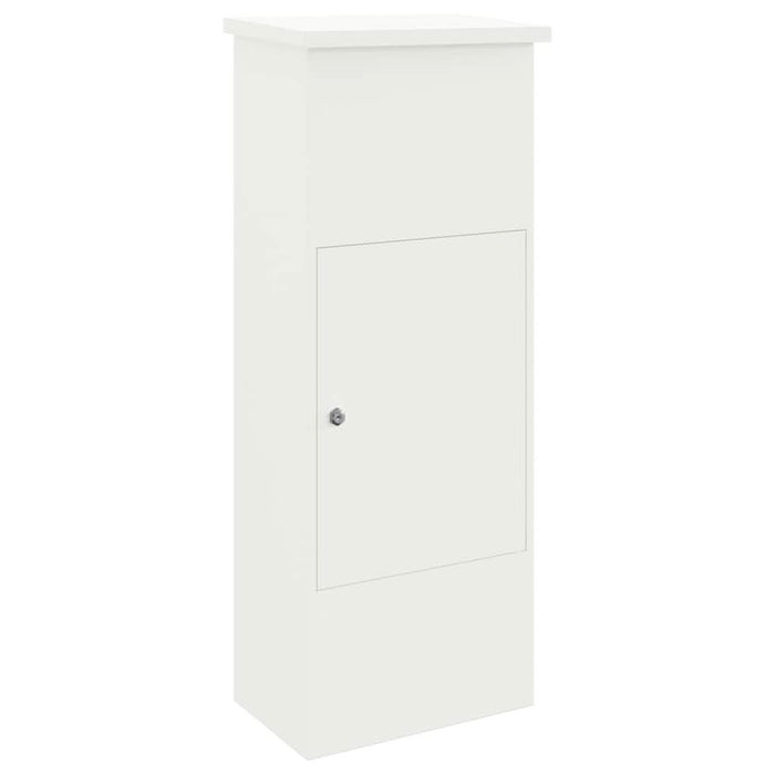 Cutie pentru colet cu depozitare Alb 44,5 x 29 x 110,5 cm Oțel - WALTI WALTI