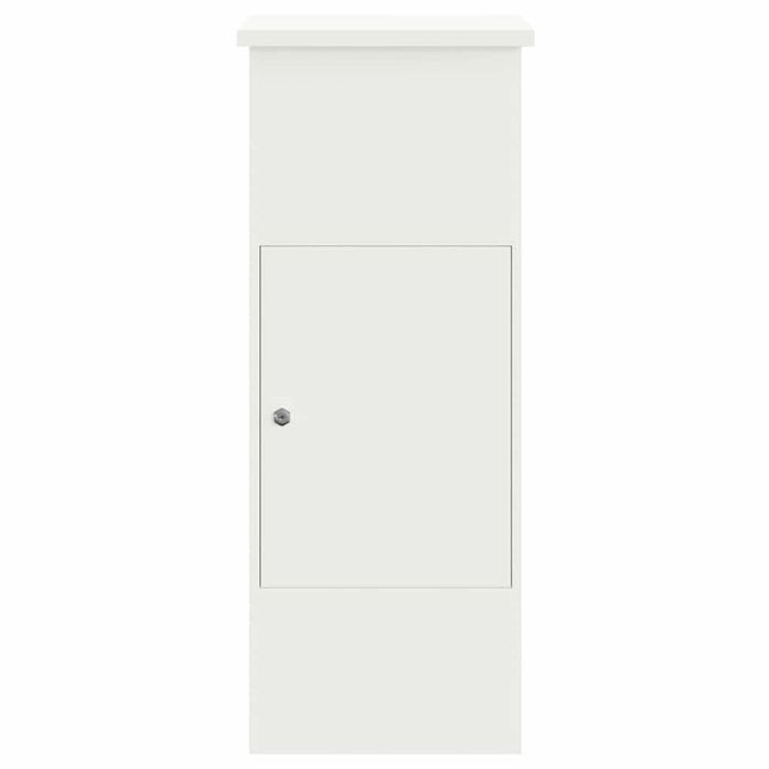 Cutie pentru colet cu depozitare Alb 44,5 x 29 x 110,5 cm Oțel - WALTI WALTI