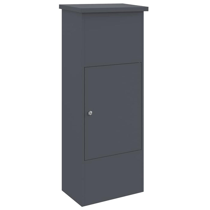 Cutie pentru colet cu ușă Antracit 44,5 x 29 x 110,5 cm Oțel - WALTI WALTI