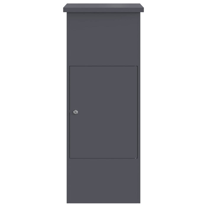 Cutie pentru colet cu ușă Antracit 44,5 x 29 x 110,5 cm Oțel - WALTI WALTI