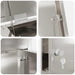 Cutie pentru colet cu depozitare Argintiu 44,5 x 29 x 110,5 cm - WALTI WALTI
