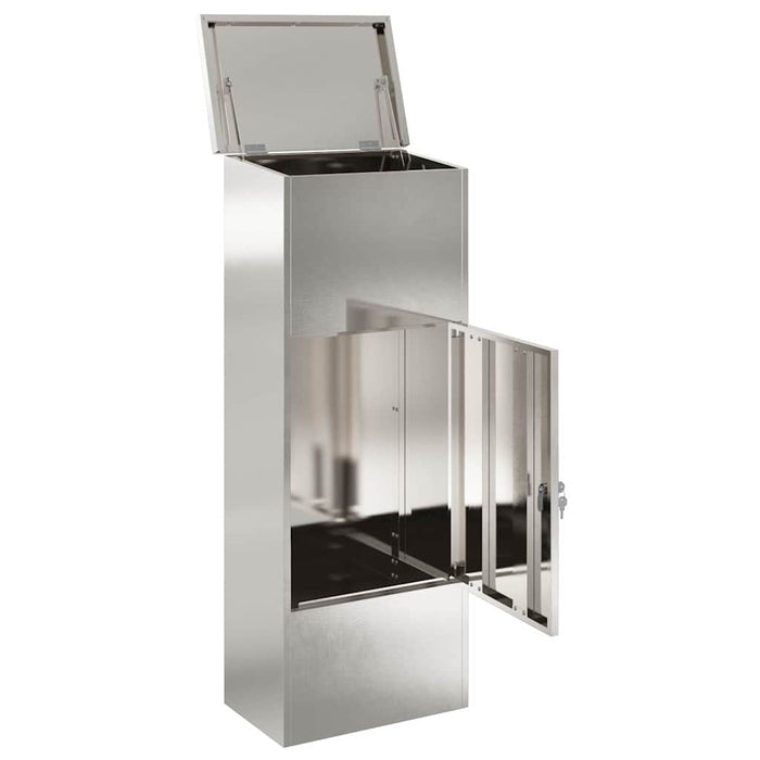Cutie pentru colet cu depozitare Argintiu 44,5 x 29 x 110,5 cm - WALTI WALTI
