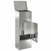 Cutie pentru colet Negru 44,5 x 29 x 110,5 cm Oțel Galvanizat - WALTI WALTI