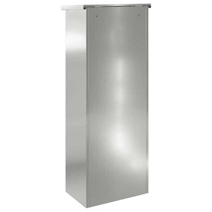 Cutie pentru colet Negru 44,5 x 29 x 110,5 cm Oțel Galvanizat - WALTI WALTI