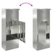 Cutie pentru colet Negru 44,5 x 29 x 110,5 cm Oțel Galvanizat - WALTI WALTI