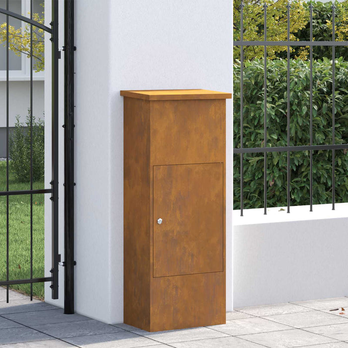 Cutie pentru colet cu depozitare Ruginit 44,5 x 29 x 110,5 cm - WALTI WALTI