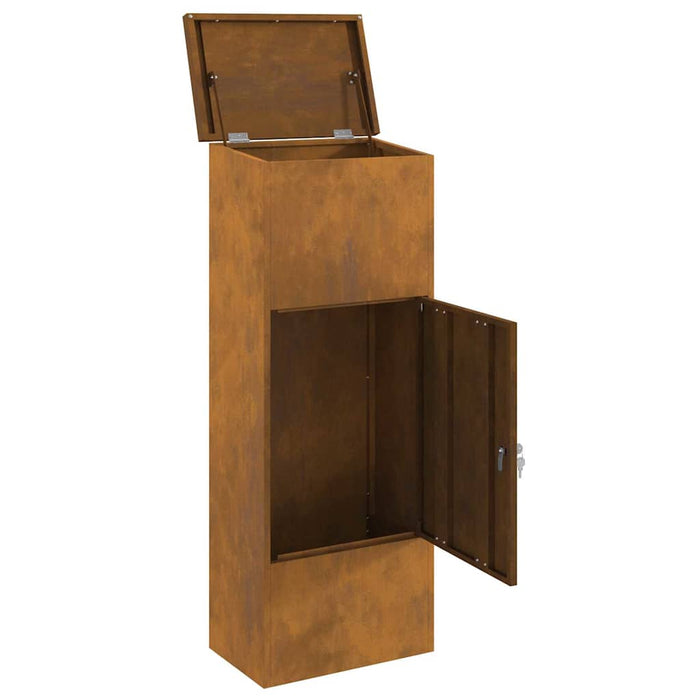 Cutie pentru colet cu depozitare Ruginit 44,5 x 29 x 110,5 cm - WALTI WALTI