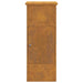 Cutie pentru colet cu depozitare Ruginit 44,5 x 29 x 110,5 cm - WALTI WALTI