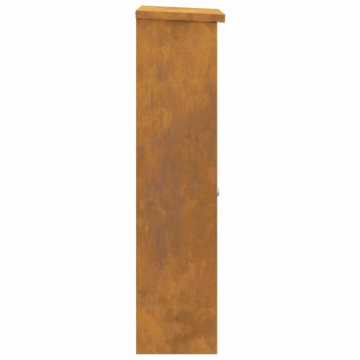 Cutie pentru colet cu depozitare Ruginit 44,5 x 29 x 110,5 cm - WALTI WALTI