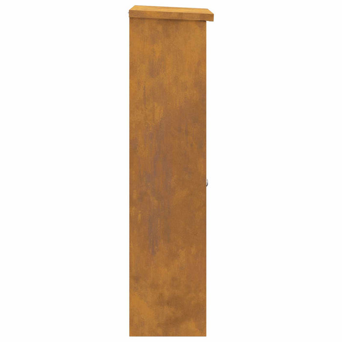Cutie pentru colet cu depozitare Ruginit 44,5 x 29 x 110,5 cm - WALTI WALTI