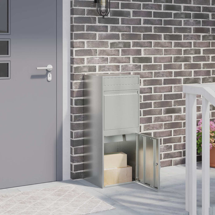 Cutie pentru colet Argintiu 47,5 x 38 x 59 cm Oțel Galvanizat WALTI