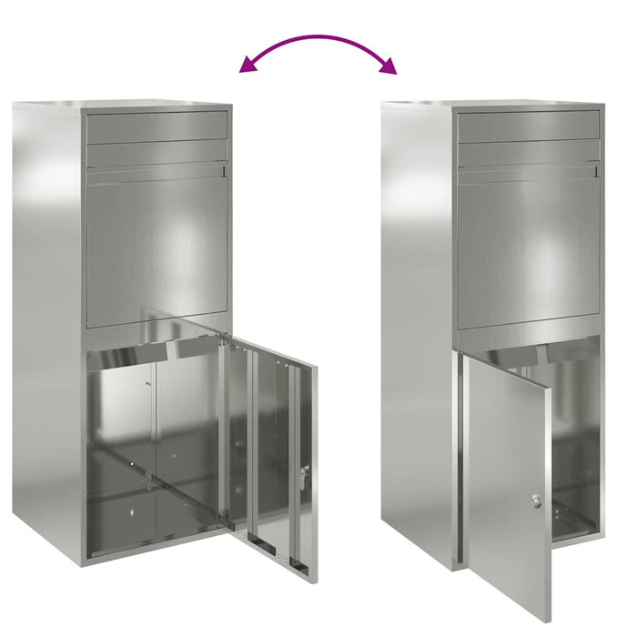 Cutie pentru colet Negru 41 x 38 x 103 cm Oțel Galvanizat - WALTI WALTI