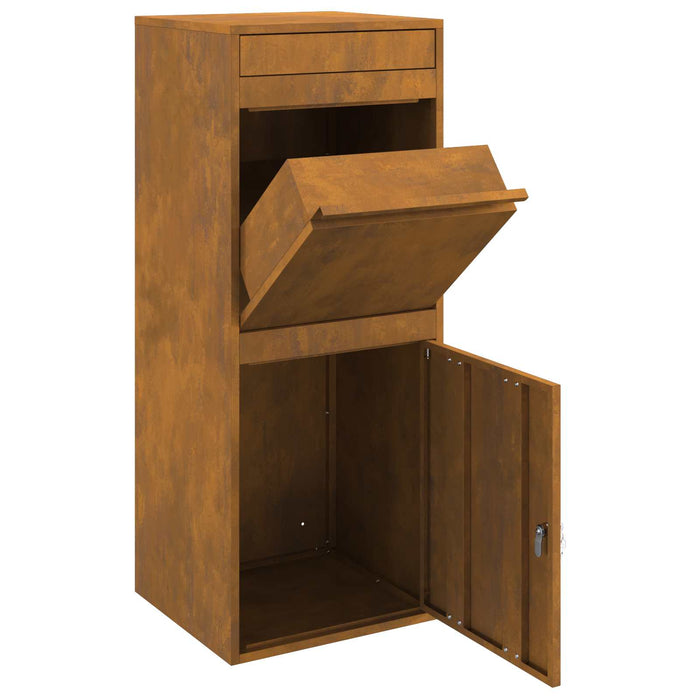 Cutie pentru colet cu depozitare Ruginit 41 x 38 x 103 cm WALTI