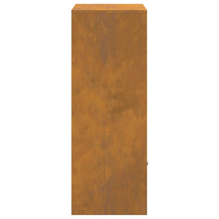 Cutie pentru colet cu depozitare Ruginit 41 x 38 x 103 cm WALTI