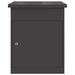 Cutie pentru colet cu depozitare Negru 47.5 x 38 x 59 cm Oțel - WALTI WALTI