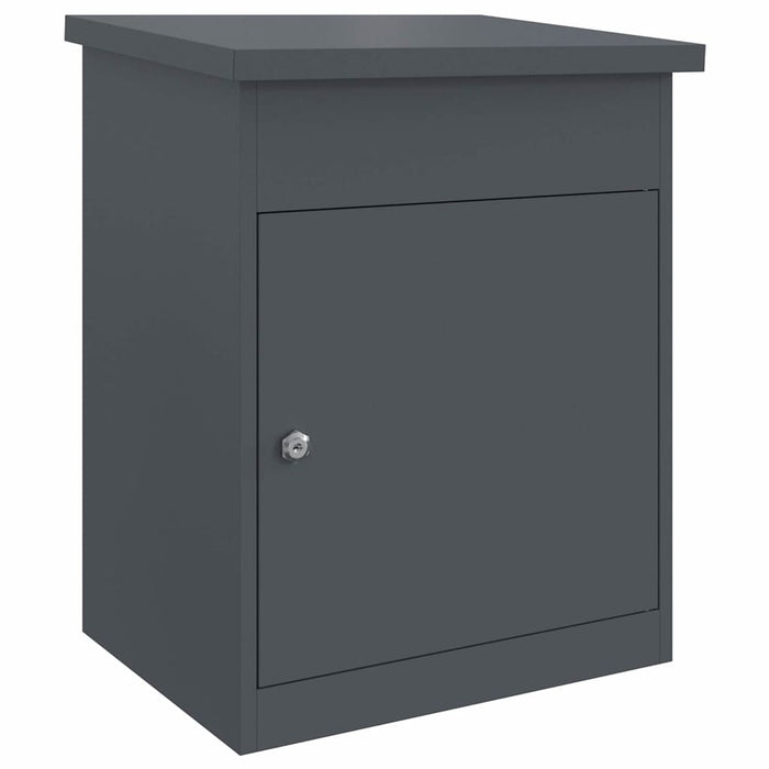Cutie pentru colet cu ușă Antracit 47.5 x 38 x 59 cm Oțel - WALTI WALTI