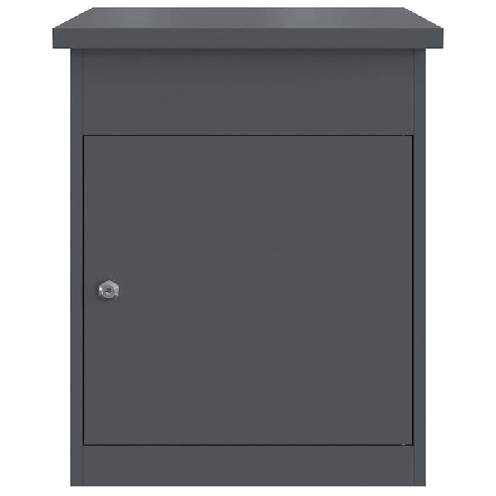 Cutie pentru colet cu ușă Antracit 47.5 x 38 x 59 cm Oțel - WALTI WALTI