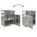 Cutie pentru colet Negru 47.5 x 38 x 59 cm Oțel Galvanizat - WALTI WALTI