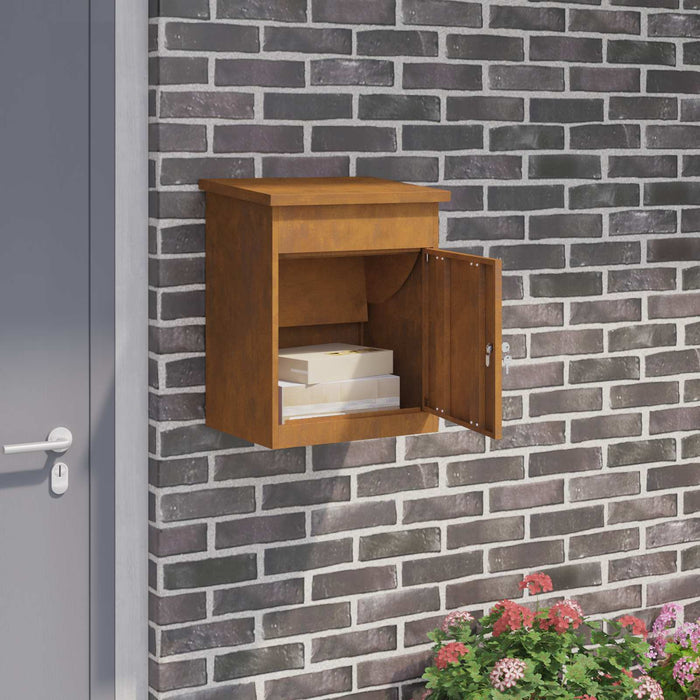 Cutie pentru colet cu depozitare Ruginit 47,5 x 38 x 59 cm WALTI