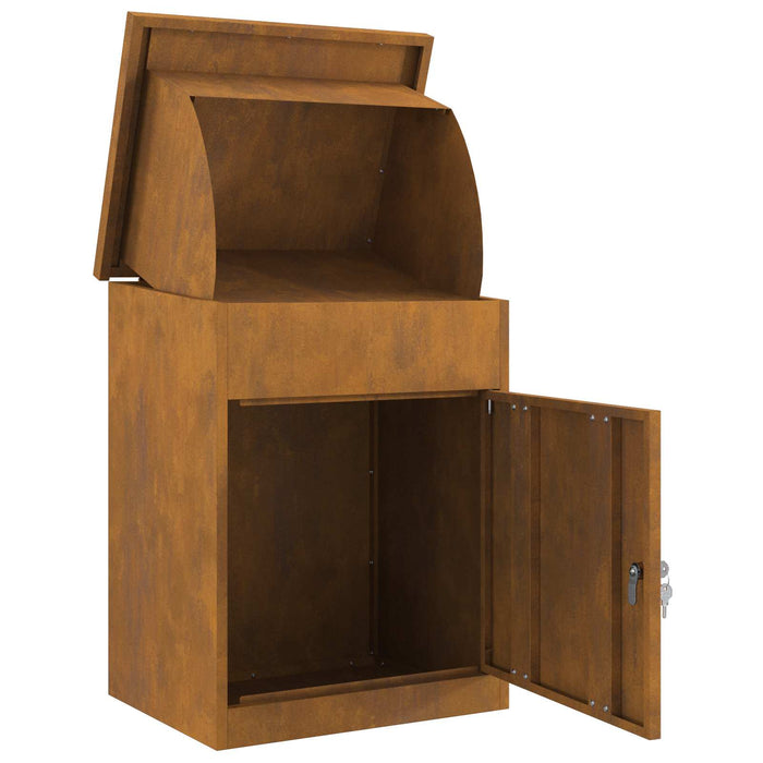 Cutie pentru colet cu depozitare Ruginit 47,5 x 38 x 59 cm WALTI
