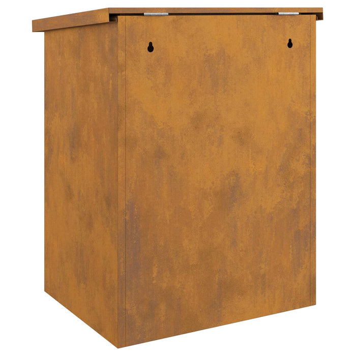 Cutie pentru colet cu depozitare Ruginit 47,5 x 38 x 59 cm WALTI