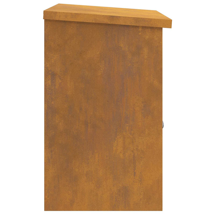 Cutie pentru colet cu depozitare Ruginit 47,5 x 38 x 59 cm WALTI