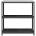 Depozitare pentru bucătărie cu raft Negru 60 x 50 x 92 cm Oțel - WALTI WALTI
