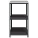 Depozitare pentru bucătărie cu raft Negru 60 x 50 x 92 cm Oțel - WALTI WALTI